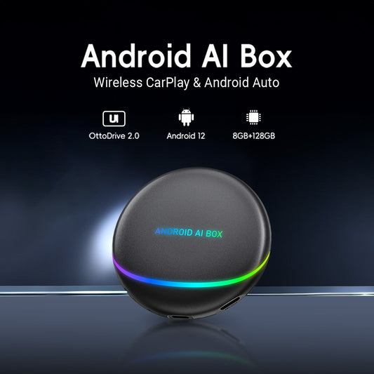 CarPlay AI Box - Android 12 Multimedia Box 8GB RAM+128GB ROM